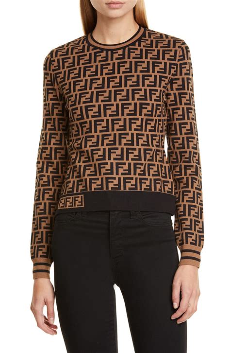 fendi ff jacquard sweater|FENDI FF.